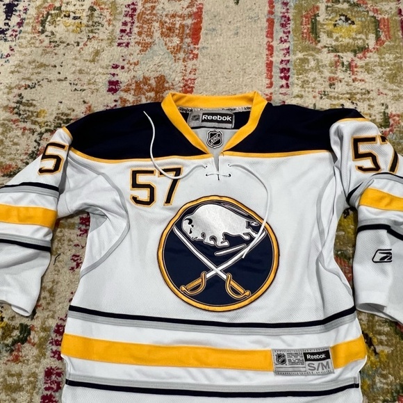 Boys Kids Tyler Myers Buffalo Sabres Reebok Stitched NHL Hockey Sports Jersey - Picture 4 of 8